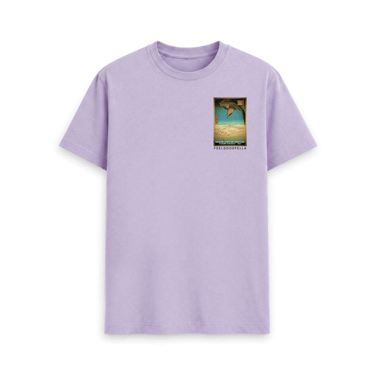 Lilac Printed T-shirt Front