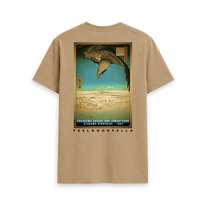 Sand Printed T-shirt Back