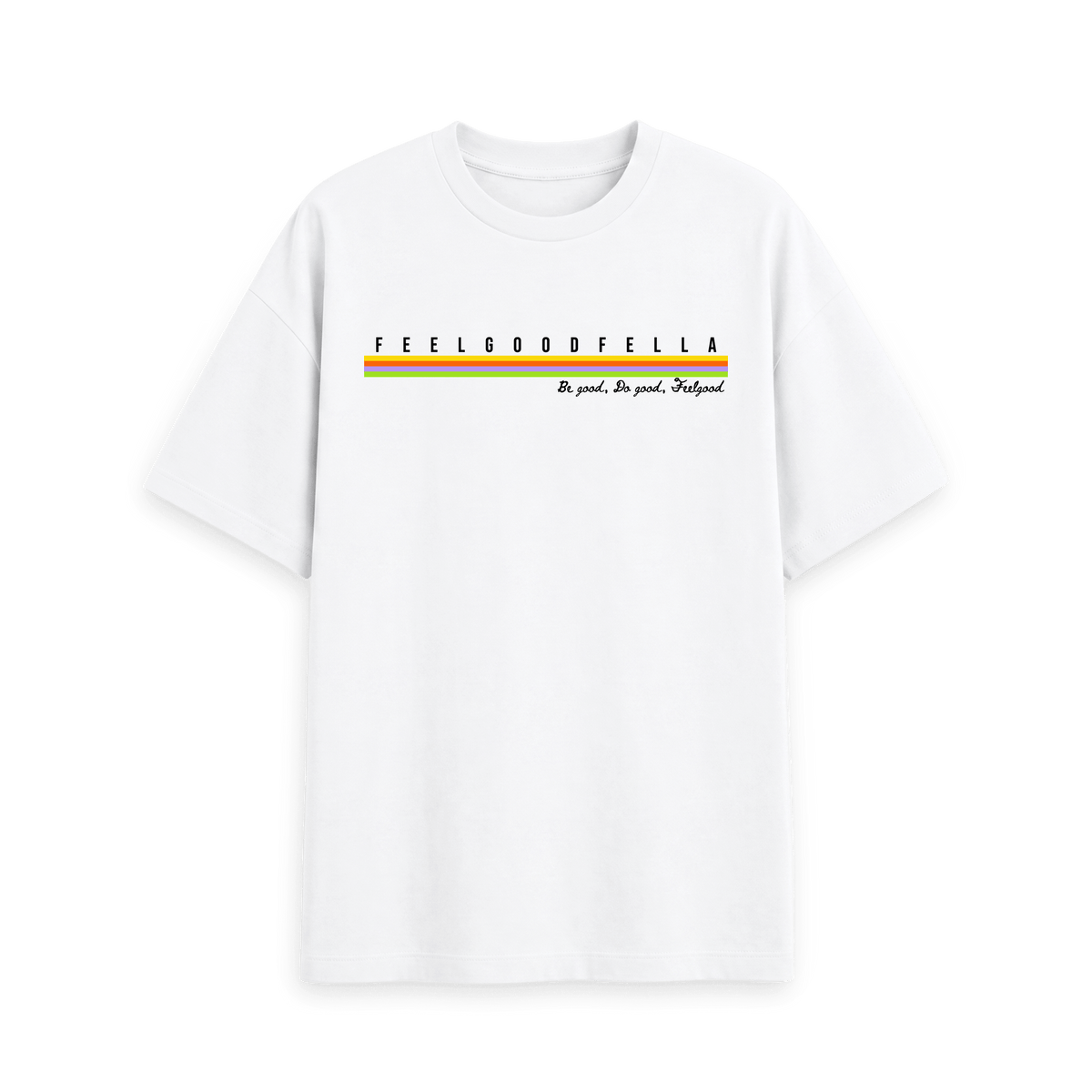 White Printed T-shirt Front