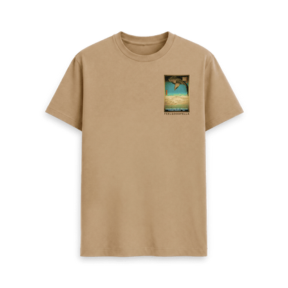 Sand Printed T-shirt Front