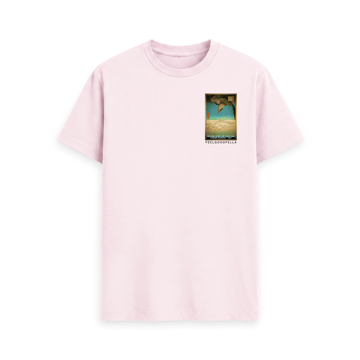 Pink Printed T-shirt Front