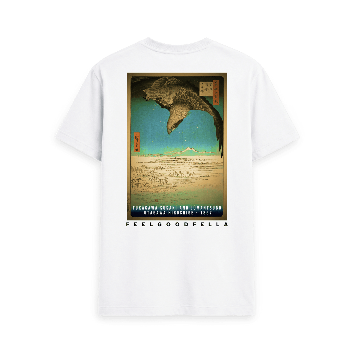 White Printed T-shirt Back