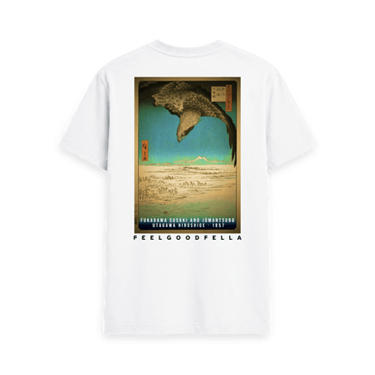 White Printed T-shirt Back