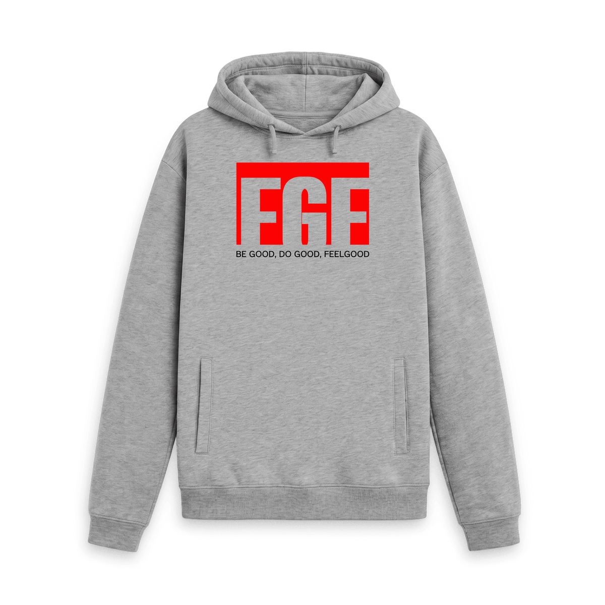 Light Heather Printed Hoody Front