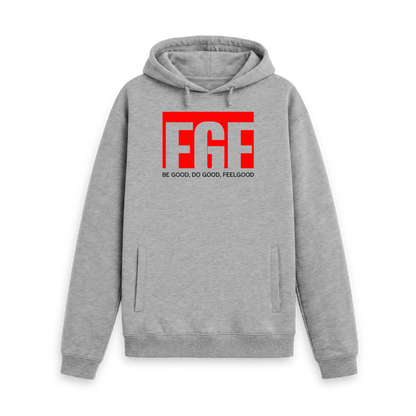 Light Heather Printed Hoody Front